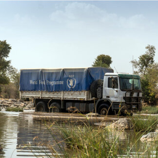 a WFP truck